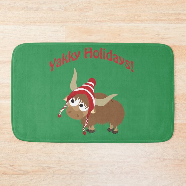 Item preview, Yakky Holidays Christmas Yak designed and sold by Hedgie Designs.