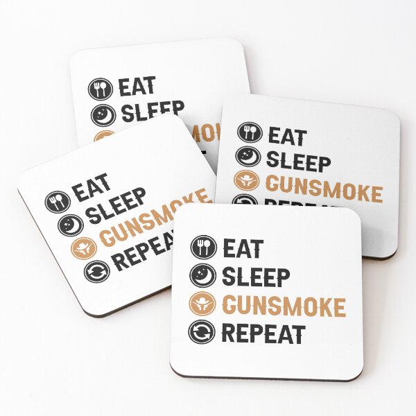 Item preview, Eat Sleep Gunsmoke Repeat designed and sold by allysmar.