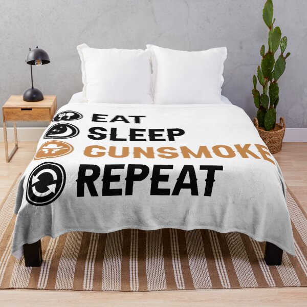 Item preview, Eat Sleep Gunsmoke Repeat designed and sold by allysmar.