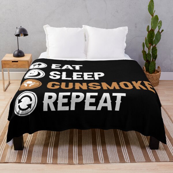 Item preview, Eat Sleep Gunsmoke Repeat designed and sold by allysmar.