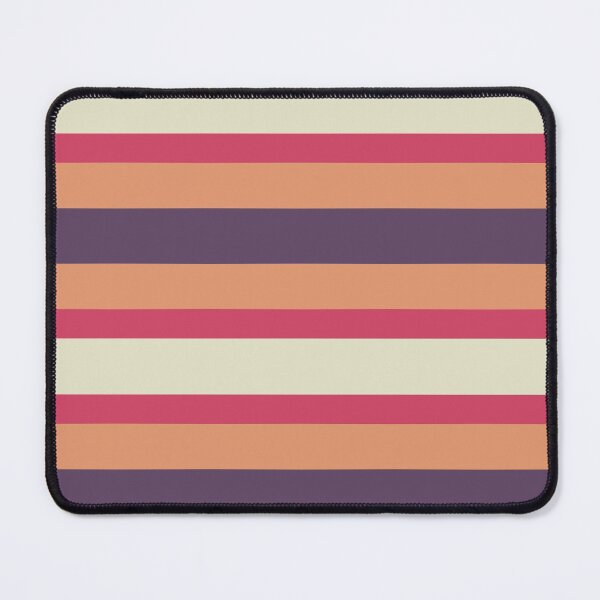 Item preview, Retro Color Stripe Blackberry Peach Raspberry Cream designed and sold by ViewerEqualsPhoton.