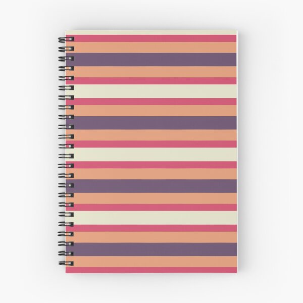 Item preview, Retro Color Stripe Blackberry Peach Raspberry Cream designed and sold by ViewerEqualsPhoton.