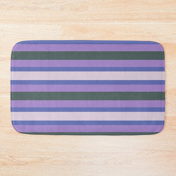 Item preview, Retro Color Stripe Lilac, Blue, Hunter Green, Pale Mauve designed and sold by ViewerEqualsPhoton.