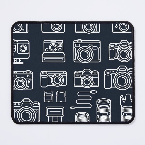 Item preview, Camera Line Drawings Pattern designed and sold by neilcooperphoto.