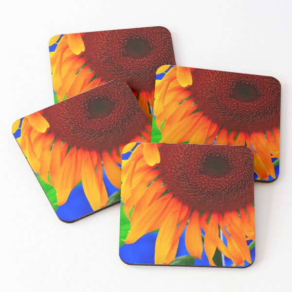 Item preview, Bright Orange Sunflower Art Photo designed and sold by SillaHoekstra.