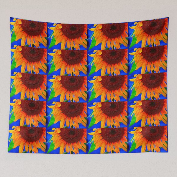 Item preview, Bright Orange Sunflower Art Photo designed and sold by SillaHoekstra.