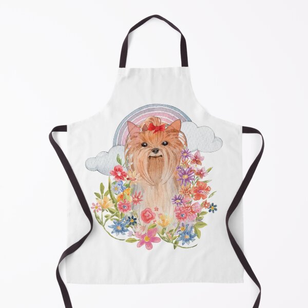 Item preview, Vintage Yorkshire Terrier Floral Field  designed and sold by jlmcreativeau.