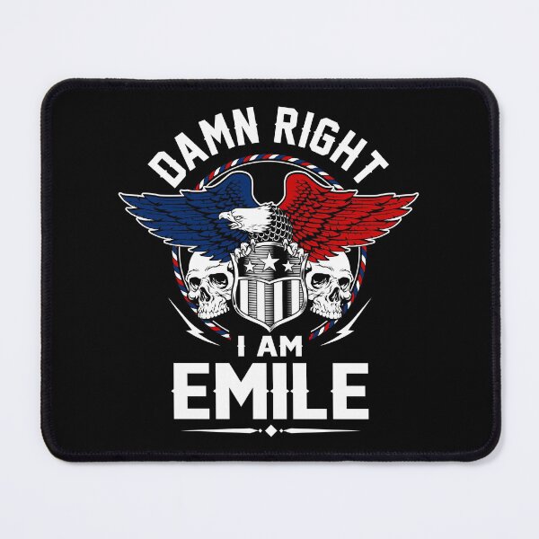 Item preview, Emile Name T Shirt - Damn Right I Am Emile Gift Item Tee designed and sold by artiagasonya.