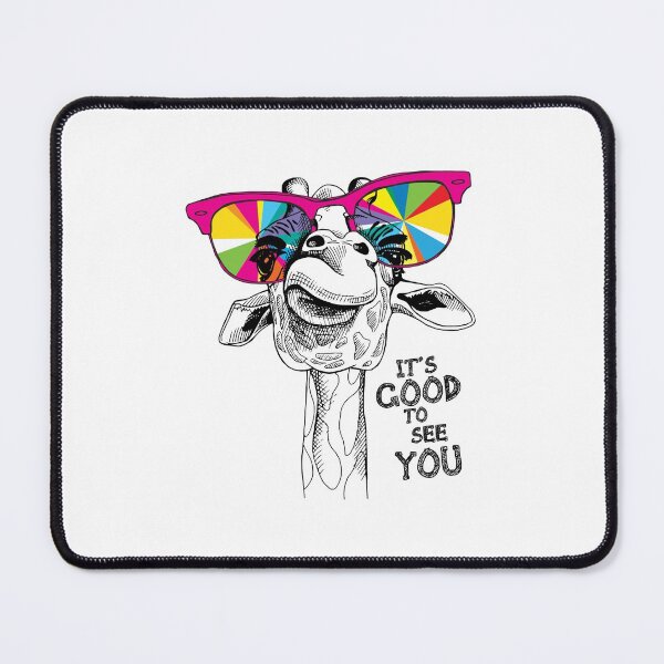 Item preview, Giraffe portrait with glasses colors designed and sold by KimmieBap.