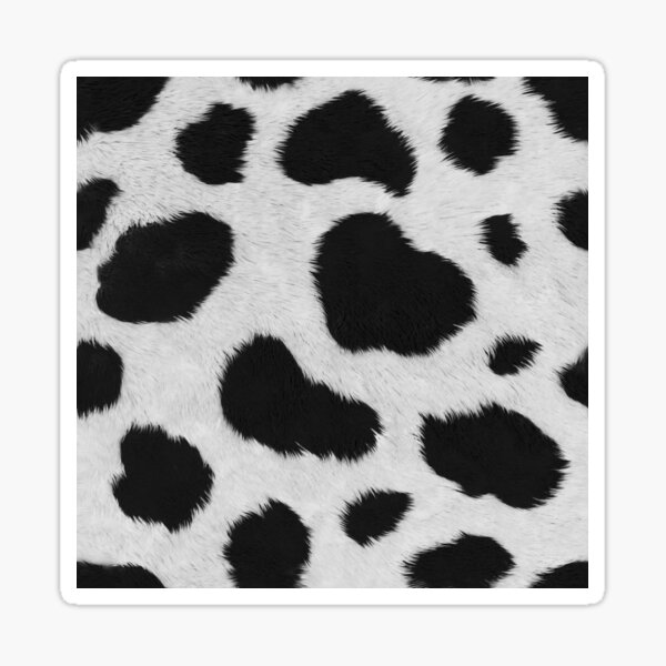 2 x Vinyl Stickers 25cm Black Furry Animal Pattern Wild Fur  #44316 
