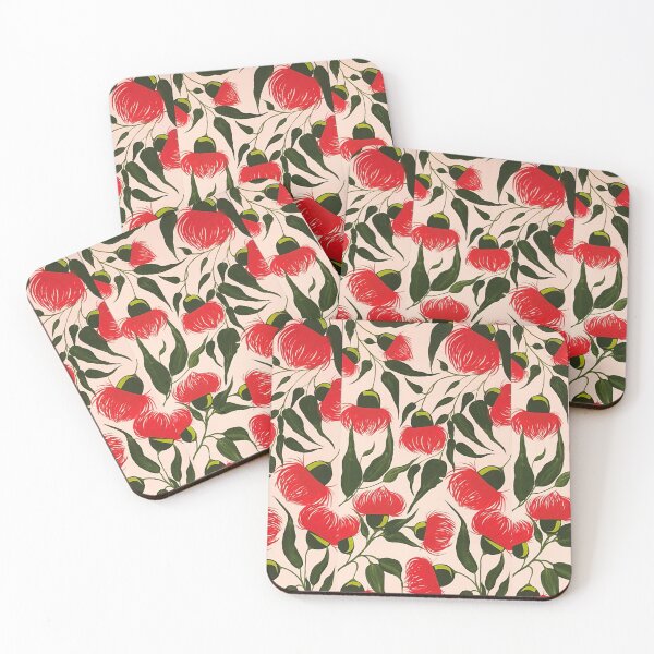Item preview, Red Christmas Gum Blossoms designed and sold by lindahineart.