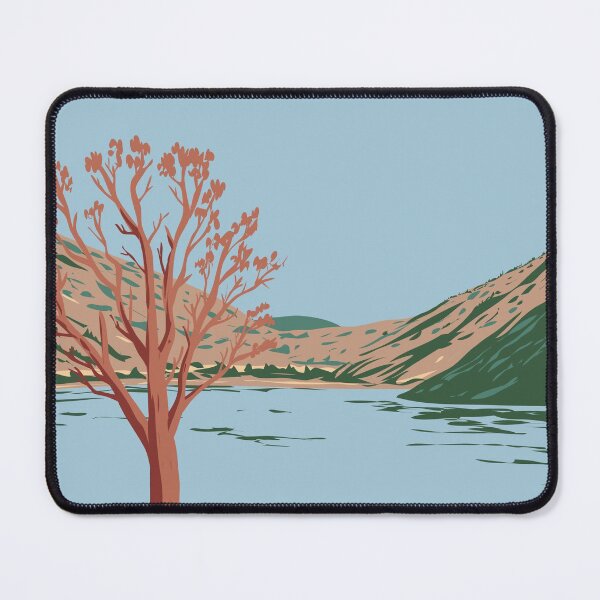 Item preview, Spring Valley State Park with Eagle Valley Reservoir in Eastern Nevada USA WPA Poster Art designed and sold by patrimonio.