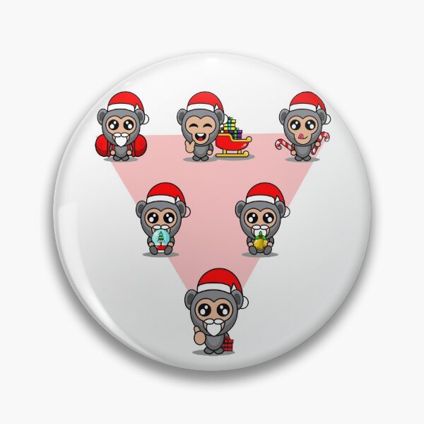 Item preview, Monkey Christmas designed and sold by GreyWolfPack.