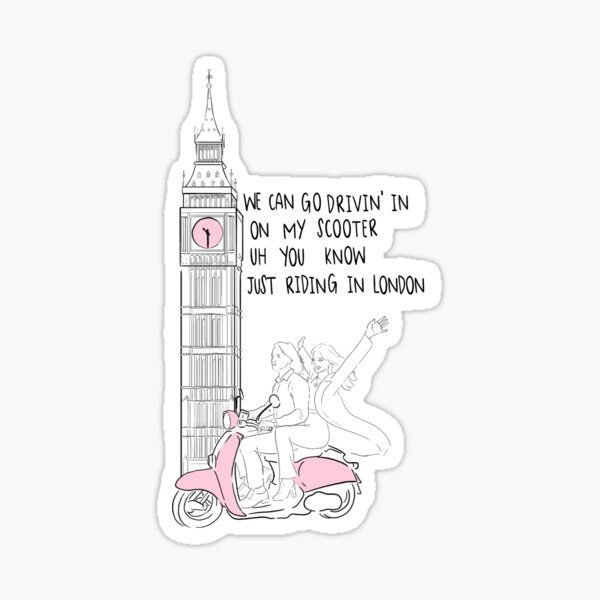 "London Boy" Sticker by hollydodd12 Redbubble