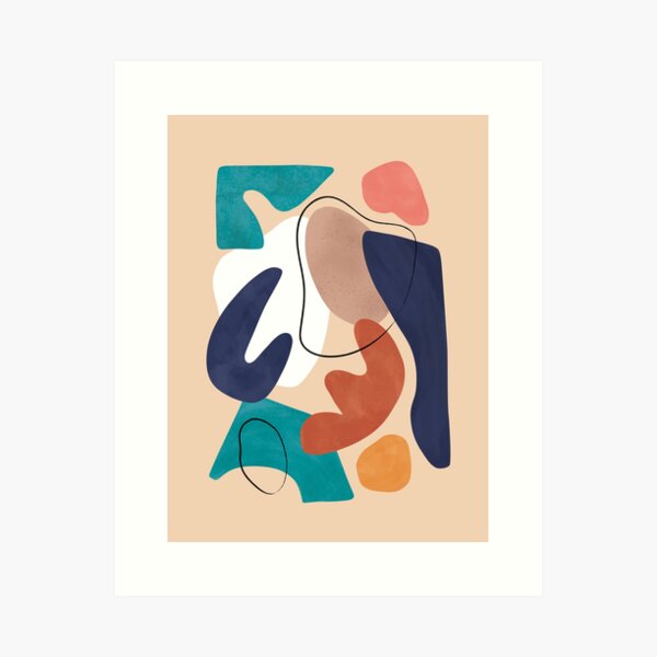 Modern Shapes 3 Art Print