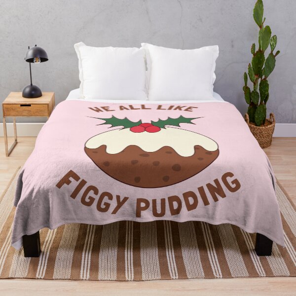 Item preview, We All Like Figgy Pudding Brown designed and sold by cashewdays.