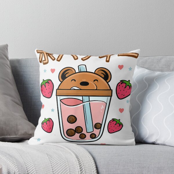 Item preview, Kawaii Boba Cute Bear Anime Drink Milk Tea Kawaii Aesthetic Bear designed and sold by ruangaoabcd97.