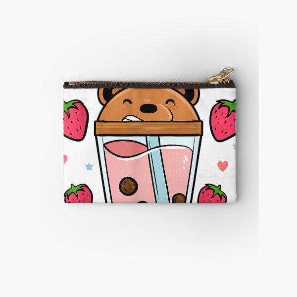 Item preview, Kawaii Boba Cute Bear Anime Drink Milk Tea Kawaii Aesthetic Bear designed and sold by ruangaoabcd97.