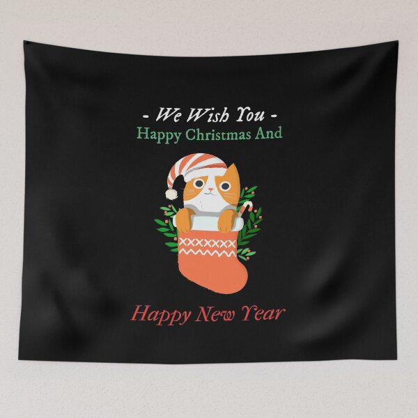 Item preview, We Wish You Happy Christmas And Happy New Year - Cute Christmas Pet | Merry Christmas designed and sold by Polariszero.