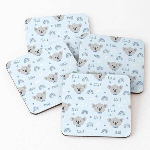 Item preview, Cute Koala On Blue Background  designed and sold by LeesePink.