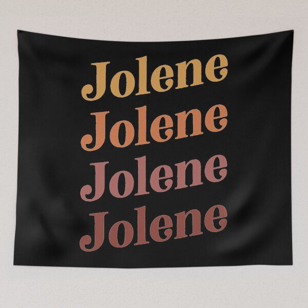 Item preview, Jolene Retro Earth Toned Boho Design Dolly Parton Country Music designed and sold by HappyCatsStore.