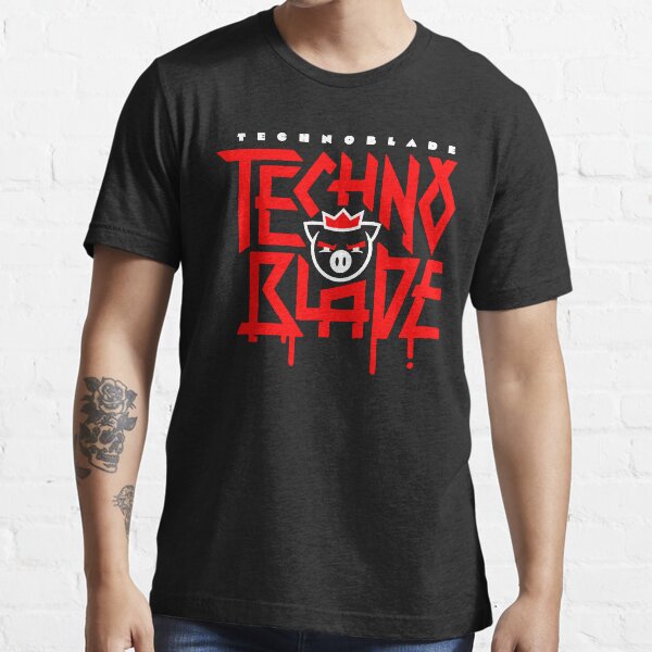 TechnoBlade Logo Rojo Camiseta esencial