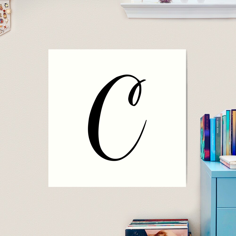 tiny kraft starburst stickers - carriage – Letter C design