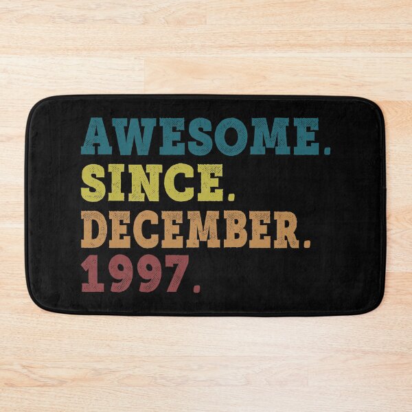 Item preview, Awesome Since December 1997 Retro Vintage 24th Birthday Gift designed and sold by designbychow.