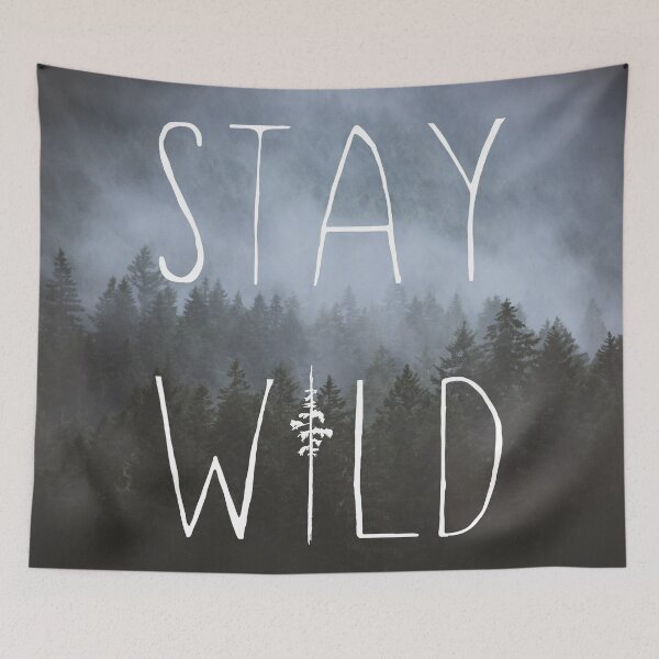 Item preview, Stay Wild Adventure Forest designed and sold by artcascadia.