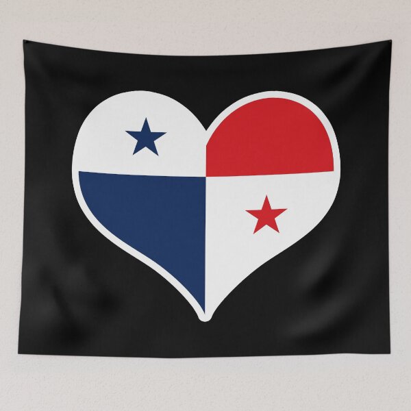 Item preview, Panama Flag Heart designed and sold by PKHalford.