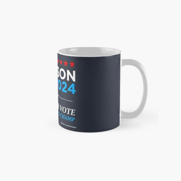  Vote The Rock 2024 President Dwayne Johnson Election (white) Classic Mug