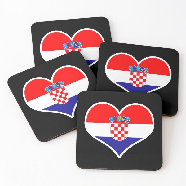 Item preview, Croatia Flag Heart designed and sold by PKHalford.