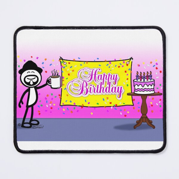 Item preview, Happy Birthday (Pink) designed and sold by GDGCreations.