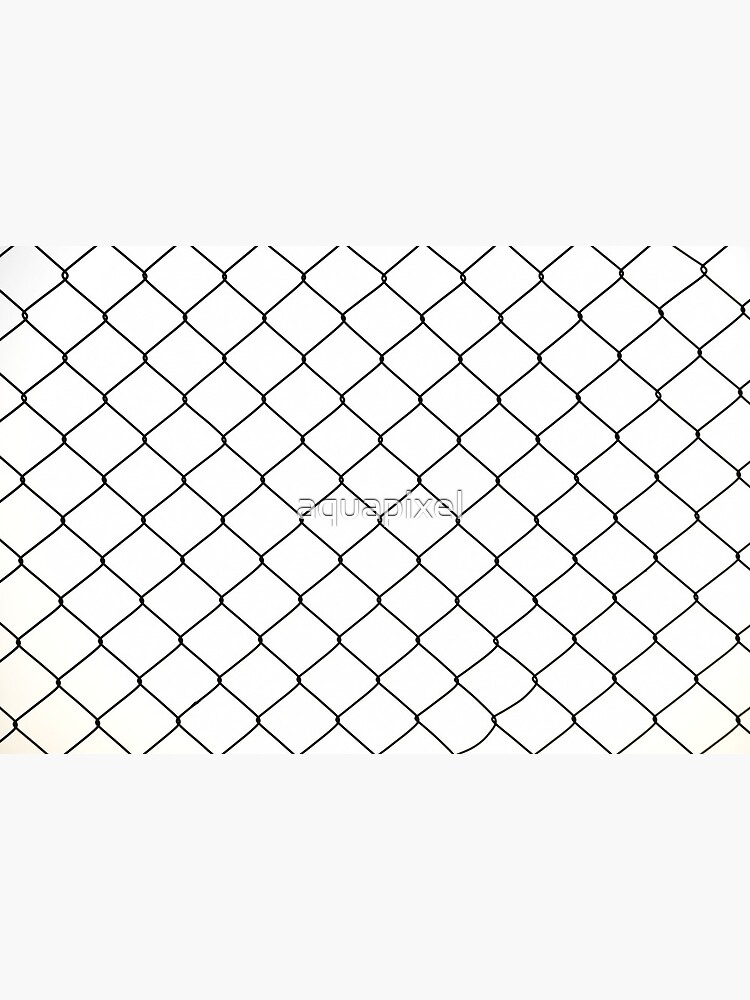 The metal net. Black and white netting Art Board Print for Sale