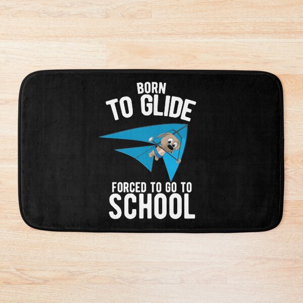 Item preview, Born To Glide Forced To Go To School - Hang Glider with Puppy designed and sold by onicon.