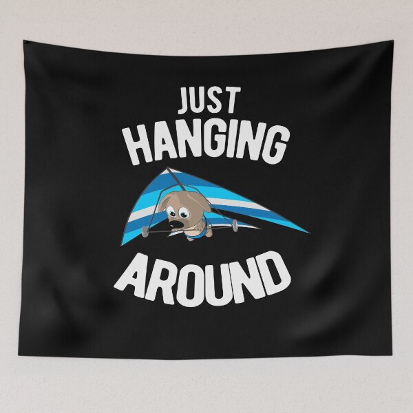 Item preview, Just Hanging Around - Funny Hang Glider with Puppy designed and sold by onicon.