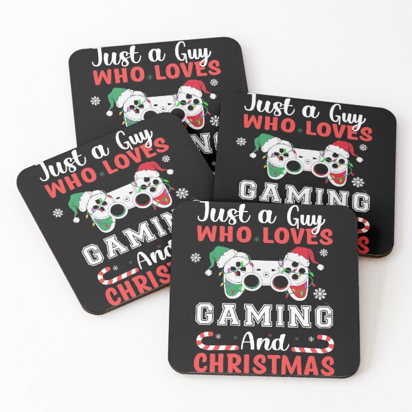 Item preview, Just a Guy who Loves Games and Christmas Funny Gaming designed and sold by R&BApparel.
