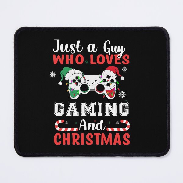 Item preview, Just a Guy who Loves Games and Christmas Funny Gaming designed and sold by R&BApparel.