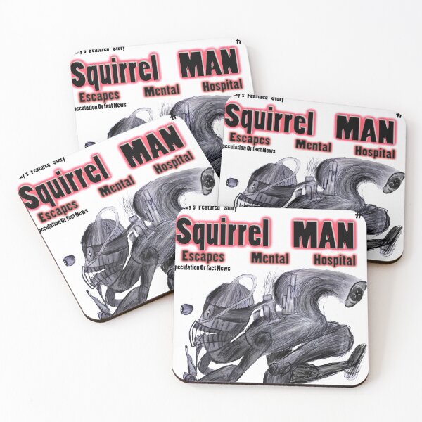 Item preview, Squirrel Man Escapes Mental Hospital  designed and sold by Followthedon.