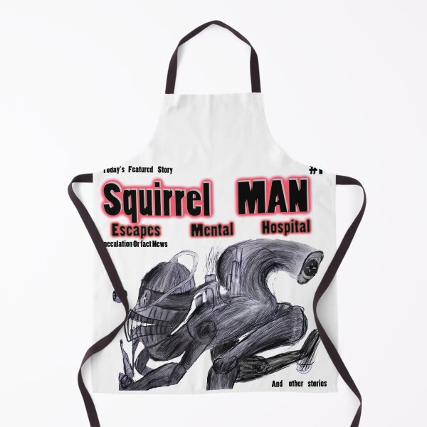 Item preview, Squirrel Man Escapes Mental Hospital designed and sold by Followthedon.