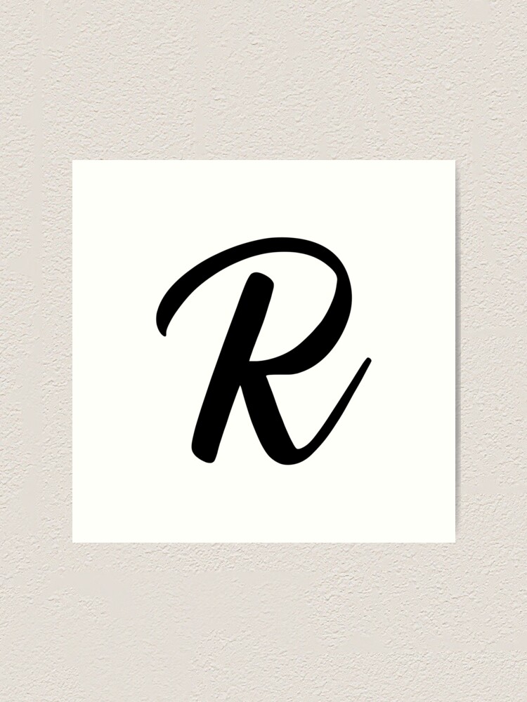 letter-r-art-print-for-sale-by-sticker-vault-redbubble