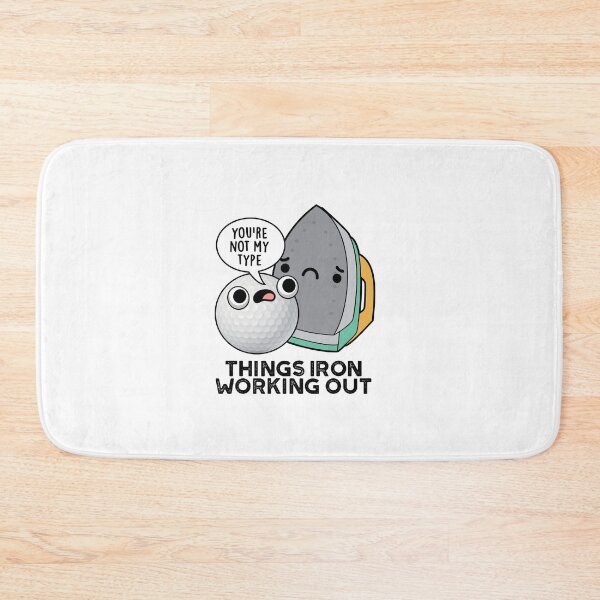 Item preview, Things Iron Working Out Funny Iron Puns  designed and sold by punnybone.