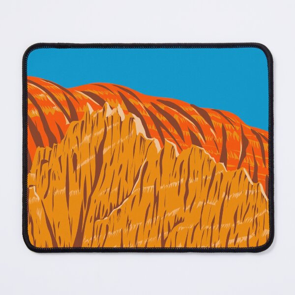 Item preview, Cathedral Gorge State with Eroded Soft Bentonite Clay in Lincoln County Nevada USA WPA Poster Art designed and sold by patrimonio.