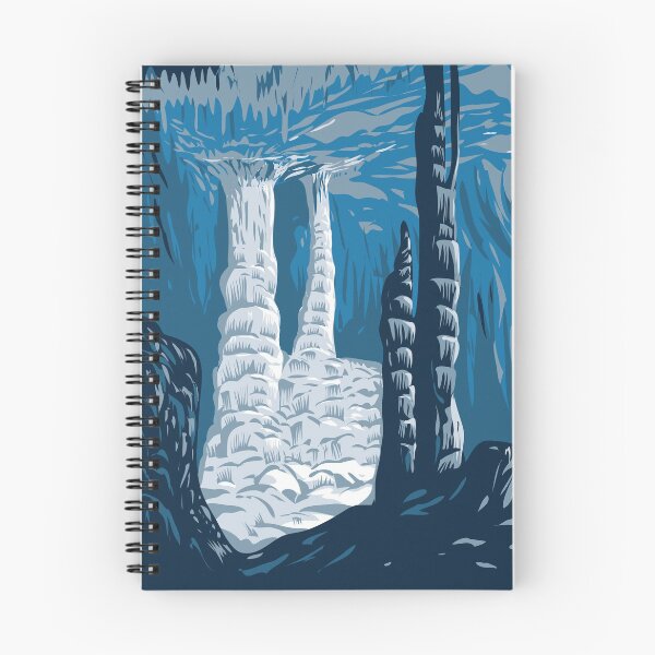 Item preview, Lewis and Clark Caverns State Park Interior of Limestone Cave System Jefferson County Montana USA WPA Poster Art designed and sold by patrimonio.