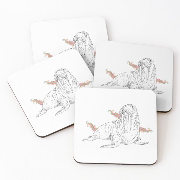 Item preview, Abstract Walrus designed and sold by 2-Of-A-Kind.