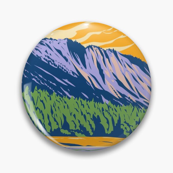 Item preview, Thompson Falls State Park with the Clark Fork River in Montana USA WPA Poster Art designed and sold by patrimonio.