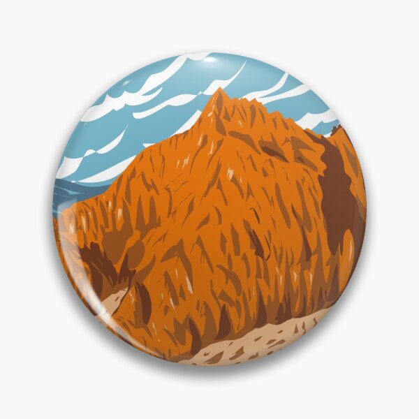 Item preview, Tower Rock State Park Entrance to Missouri River Canyon in Adel Mountains Volcanic Field Montana USA WPA Poster Art designed and sold by patrimonio.
