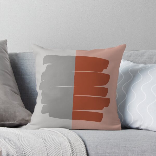 Item preview, Cinnamon orange and gray minimalist designed and sold by Ninaeva.