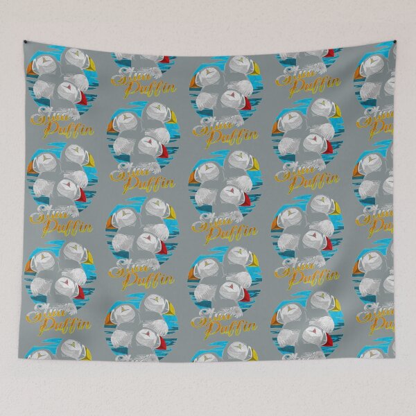Item preview, Water Stud Puffin Bird Fitted Scoop  designed and sold by KIINcreations.