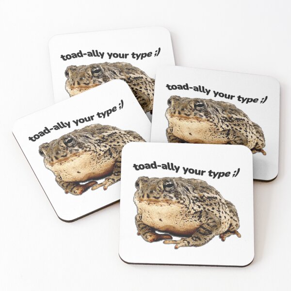 Item preview, toad-ally your type designed and sold by kazoogod.